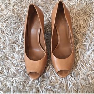 Tory Burch peep toe pumps